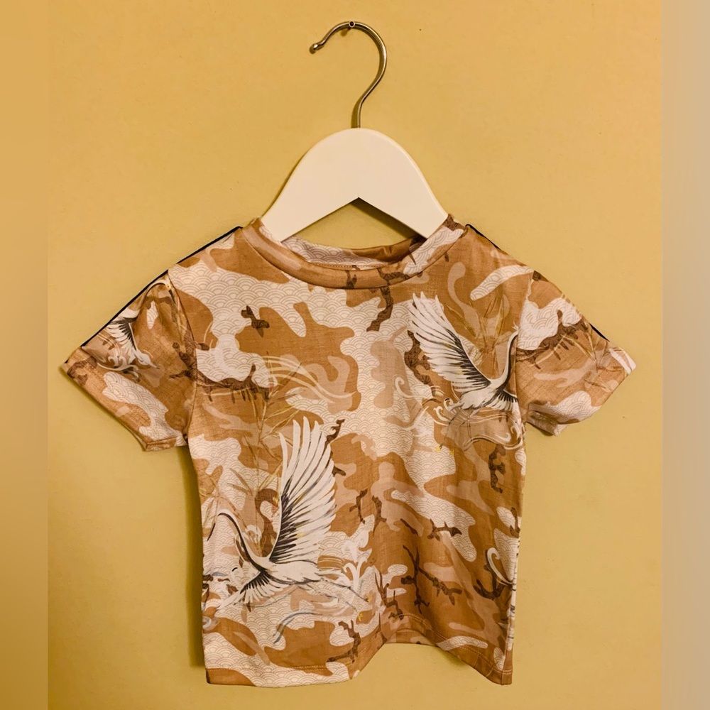 Three Sixty Baby Boys Multicolor Floral & Animal Print T-Shirt